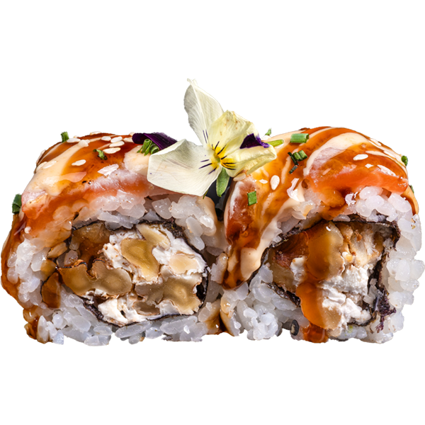 URAMAKI SALMÓN CON NUEZ 4U